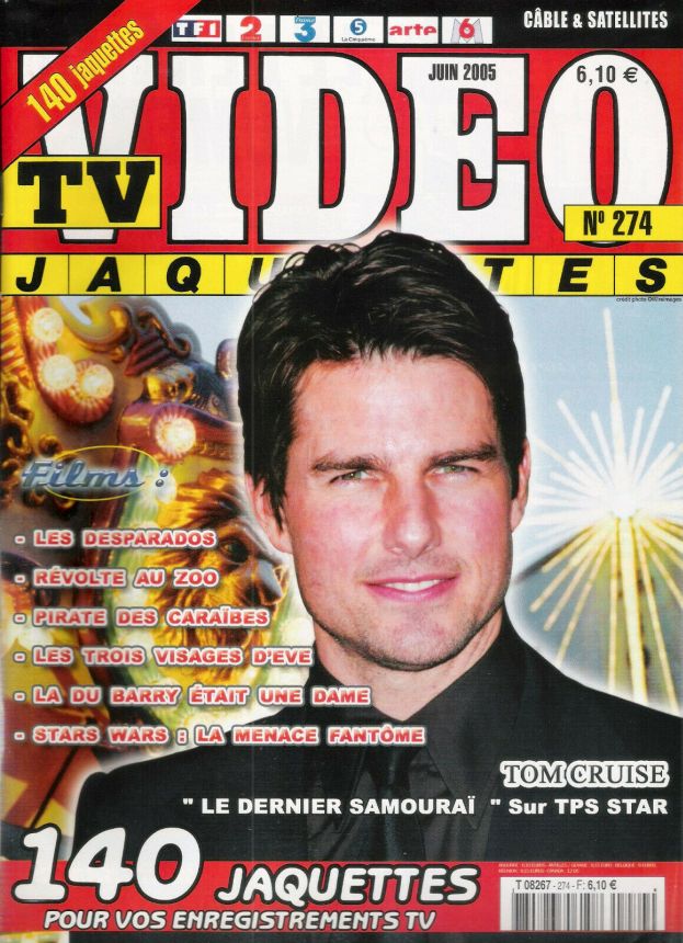 TV VIDEO JAQUETTES magazine side cover Issue 274  June 2005