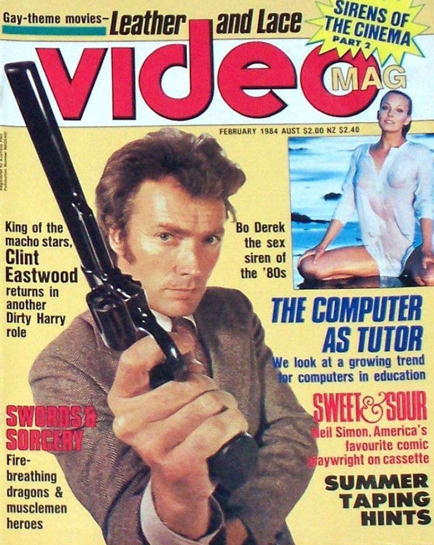 VIDEO MAGAZINE (AUSTRALIA) magazine side cover  February 1984