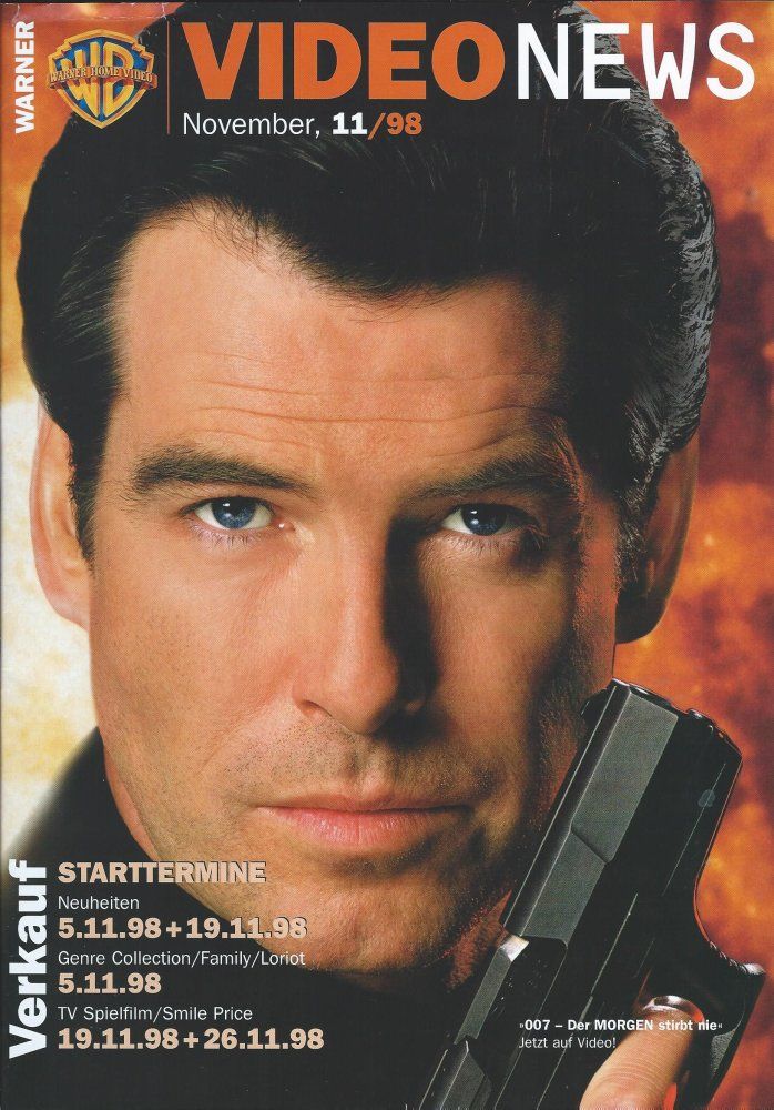 VIDEONEWS (De) magazine side cover November 1998