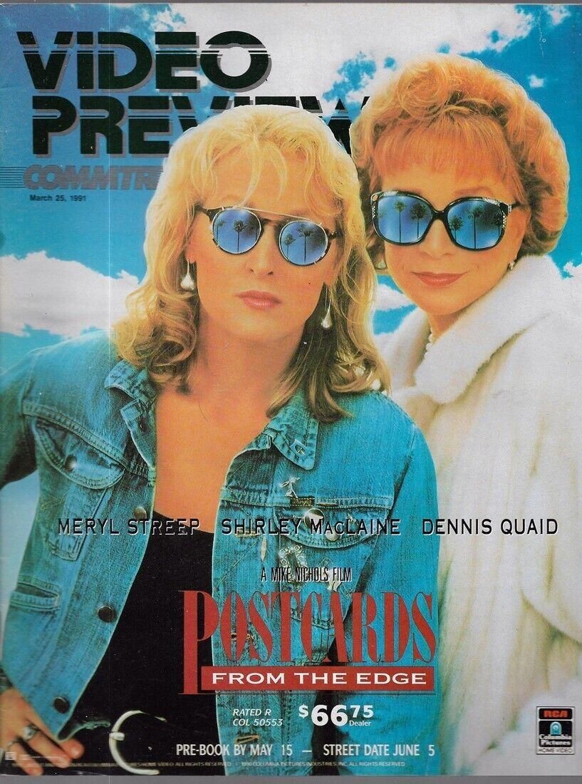 VIDEO PREVIEW magazine side cover 25 March 1991
