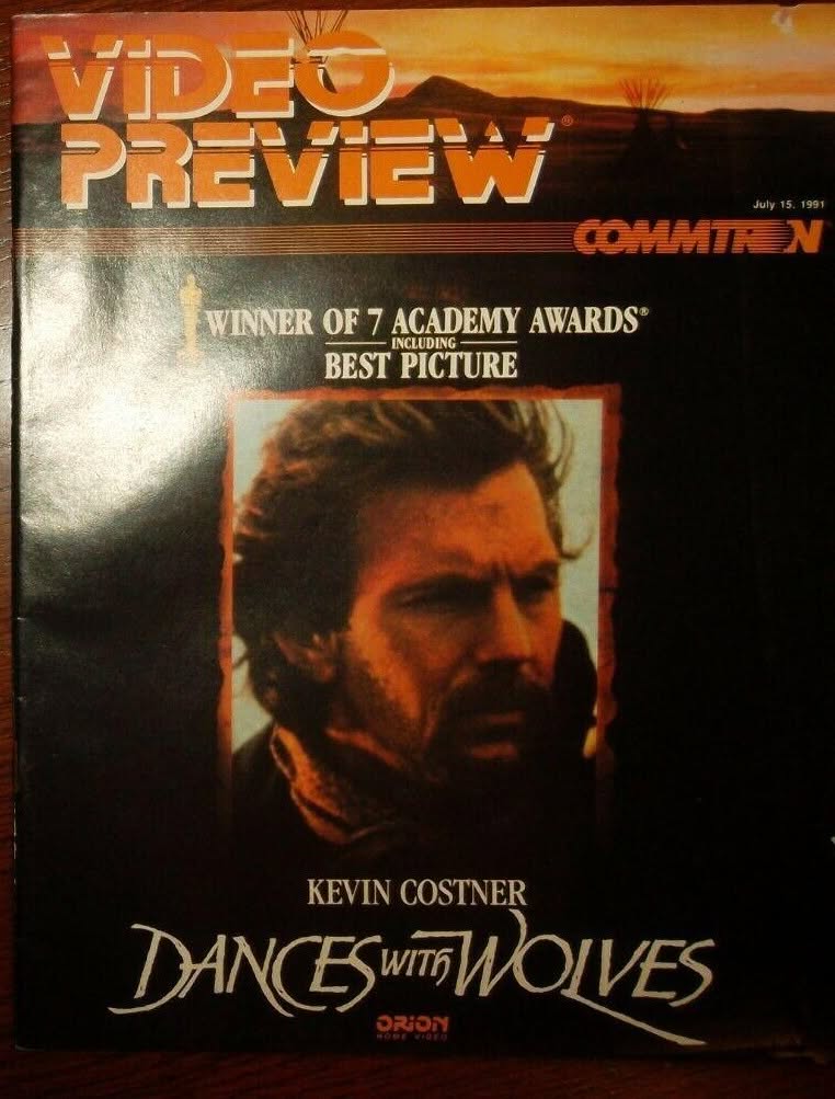 VIDEO PREVIEW magazine side cover 15 July 1991