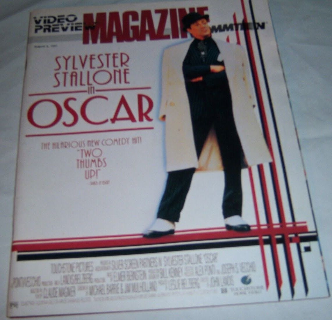 VIDEO PREVIEW magazine side cover 5 August 1991
