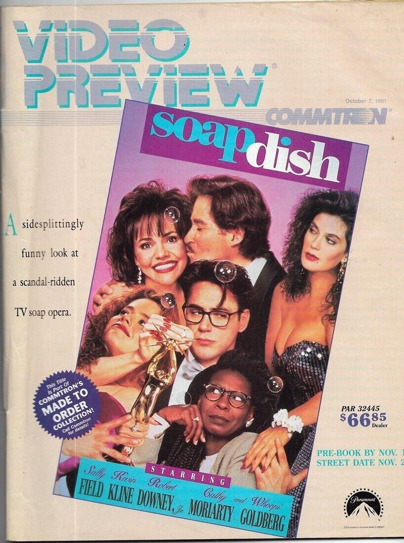VIDEO PREVIEW magazine side cover 7 October 1991
