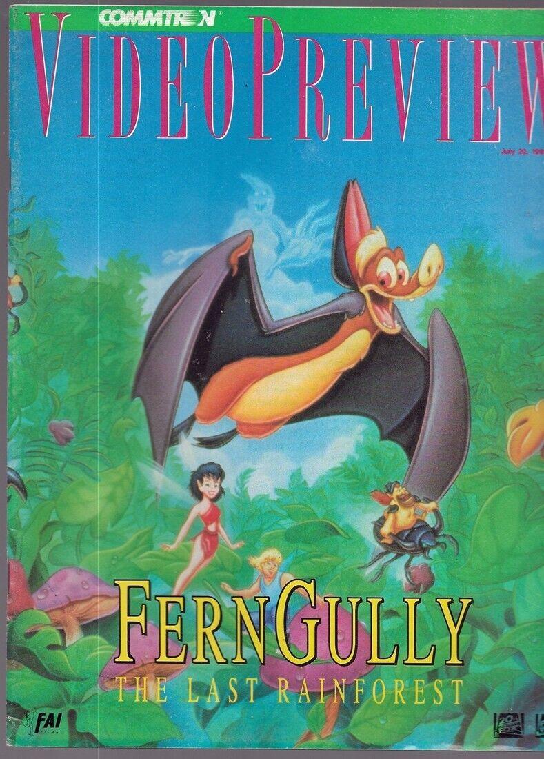 VIDEO PREVIEW magazine side cover 20 July 1992