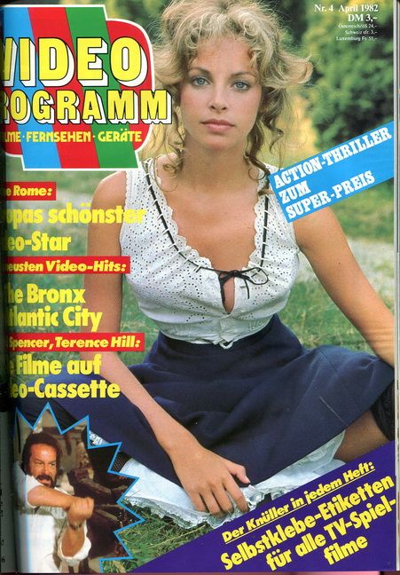 VIDEO PROGRAMM magazine side cover  April 1982