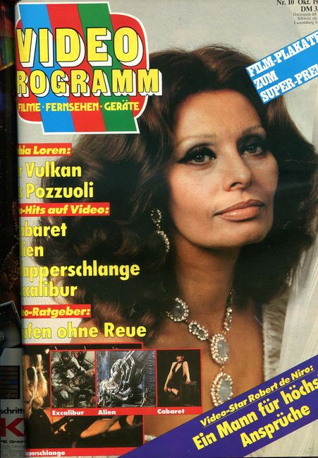 VIDEO PROGRAMM magazine side cover  October 1982