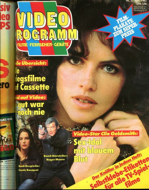 VIDEO PROGRAMM magazine side cover  November 1982