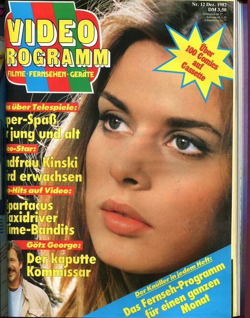 VIDEO PROGRAMM magazine side cover  December 1982