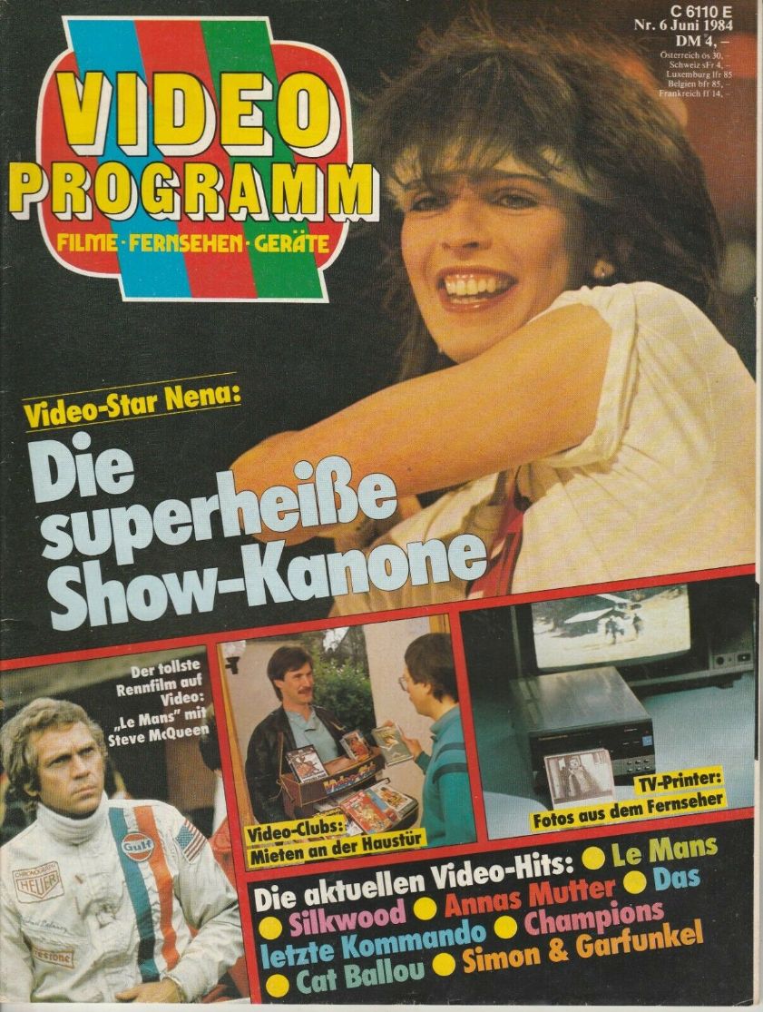 VIDEO PROGRAMM magazine side cover  June 1984