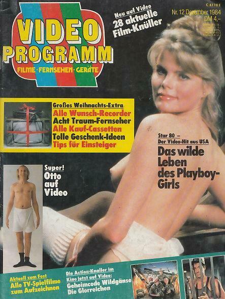 VIDEO PROGRAMM magazine side cover  December 1984