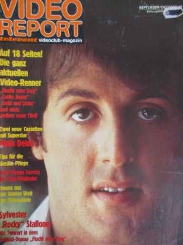 VIDEO REPORT magazine side cover September/October 1982