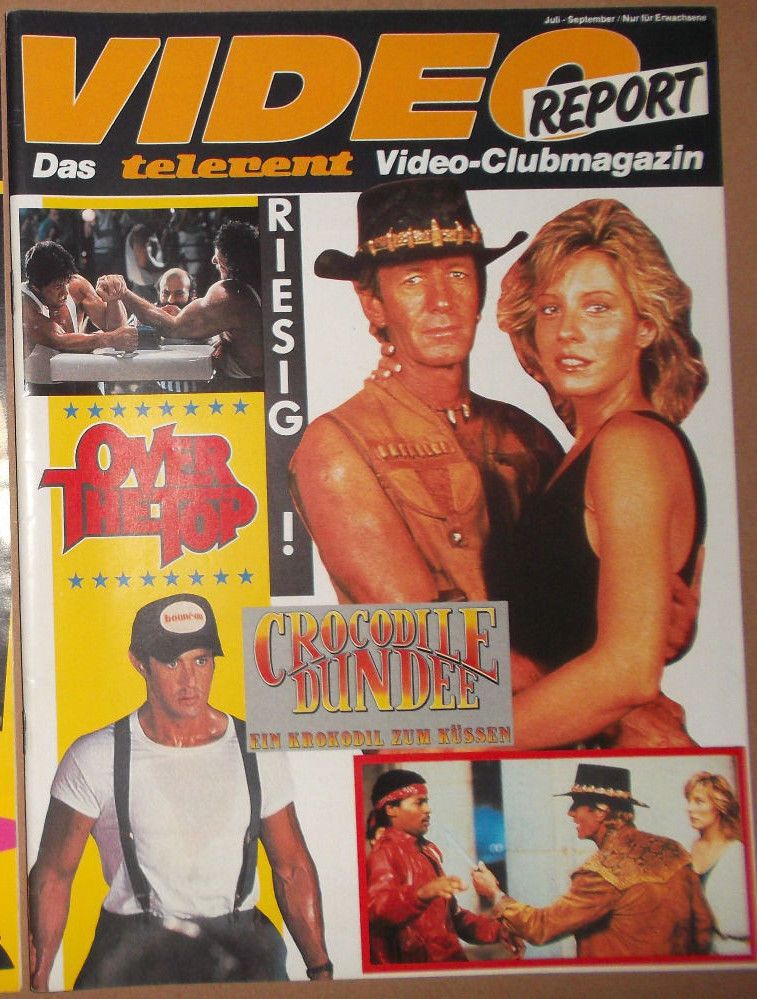 VIDEO REPORT magazine side cover July/September 1987