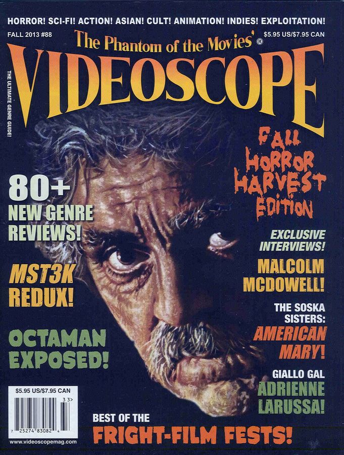 VIDEOSCOPE magazine side cover Issue 88 Fall 2013
