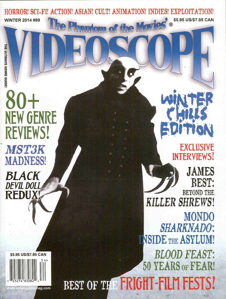 VIDEOSCOPE magazine side cover Issue 89 Winter 2014