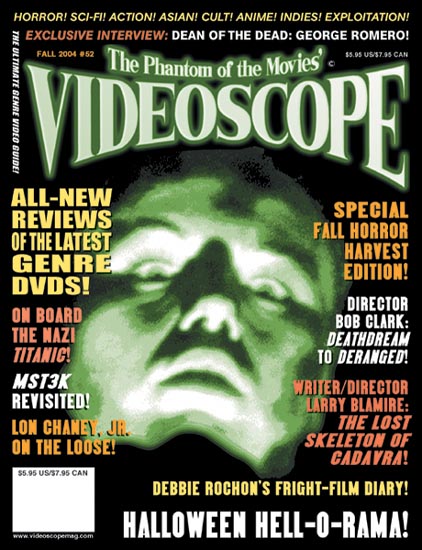 VIDEOSCOPE magazine side cover Issue 52 September/October/November 2004