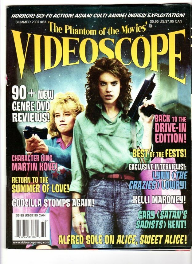 VIDEOSCOPE magazine side cover Issue 63 June/July/August 2007
