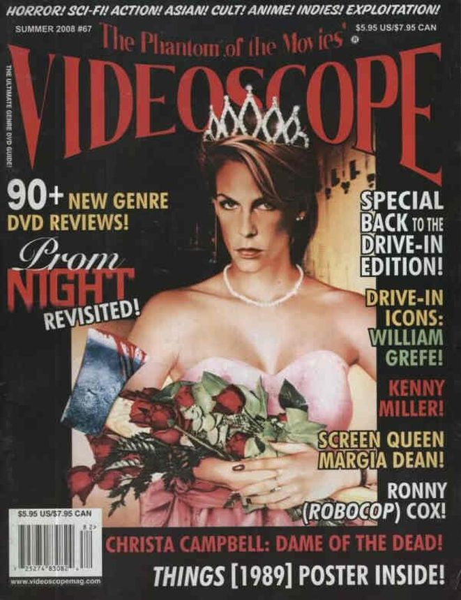 VIDEOSCOPE magazine side cover Issue 67 June/July/August 2008