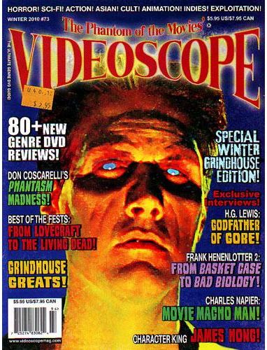 VIDEOSCOPE magazine side cover Issue 73 Dec/January/February 2010