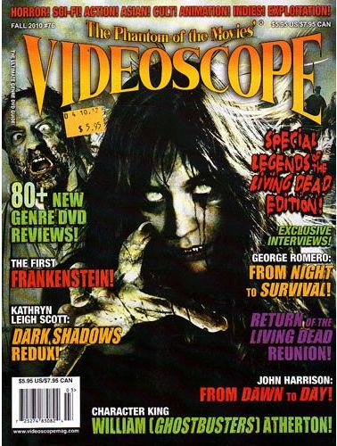 VIDEOSCOPE magazine side cover Issue 76 October/November/December 2010