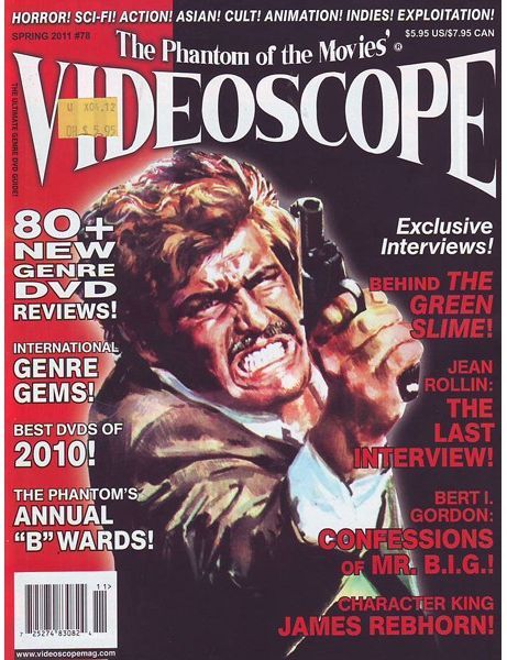 VIDEOSCOPE magazine side cover Issue 78 April/May/June 2011