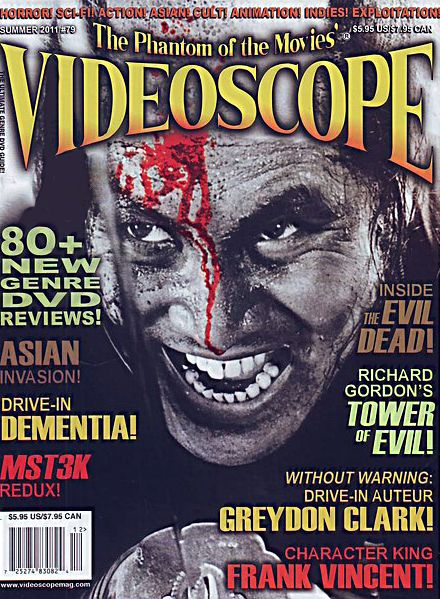 VIDEOSCOPE magazine side cover Issue 79 July/August/September 2011