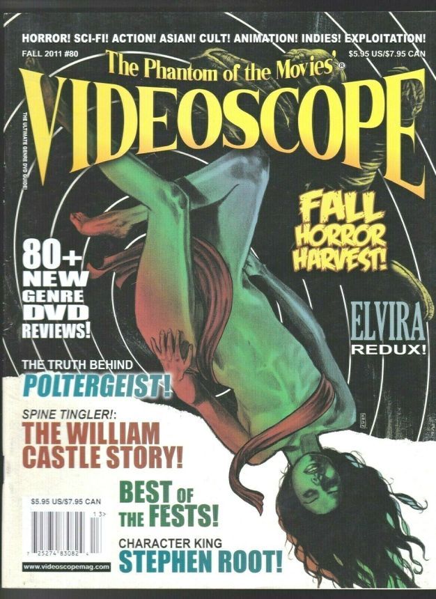 VIDEOSCOPE magazine side cover Issue 80 Fall/October/November/December 2011