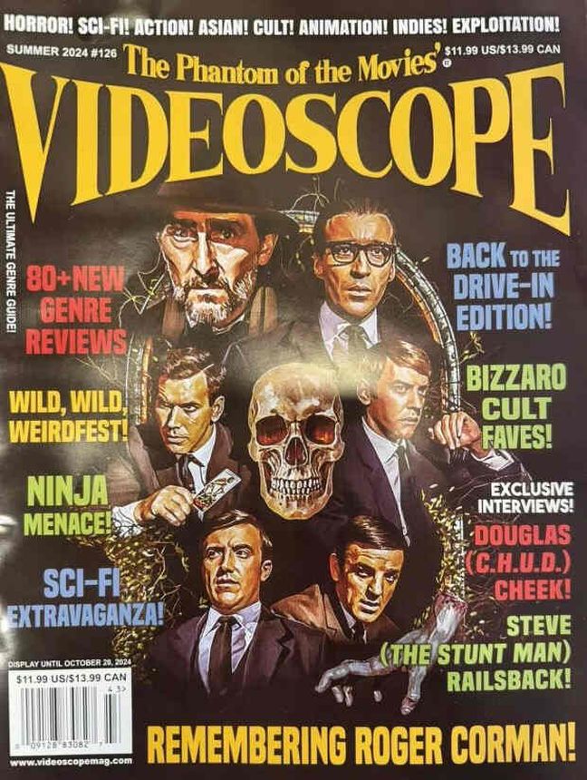 VIDEOSCOPE magazine side cover Issue 126 Summer 2024