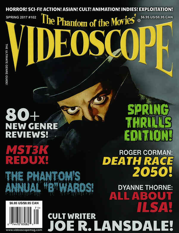 VIDEOSCOPE magazine side cover Issue 102 Spring 2017