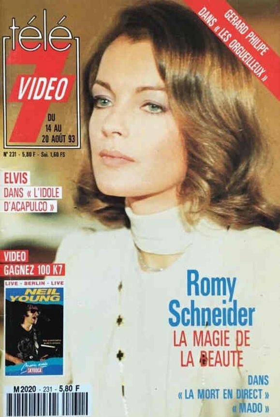 TELE 7 VIDEO magazine side cover Issue 231 14 August 1993