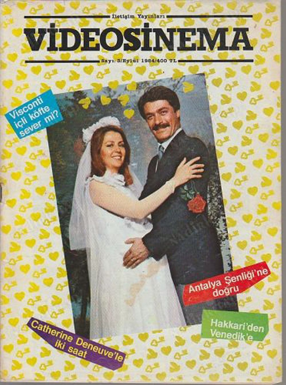 VIDEOSINEMA magazine side cover Issue 3  September 1984