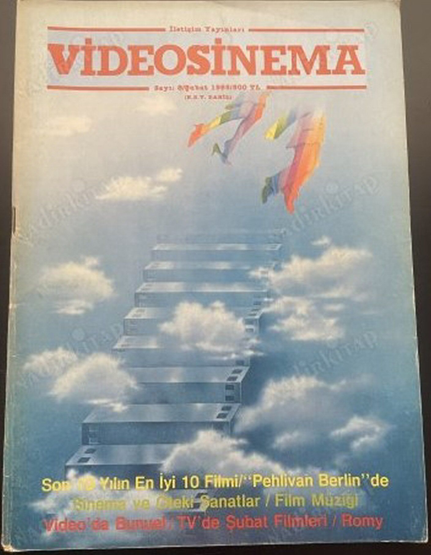 VIDEOSINEMA magazine side cover Issue 8  February 1985