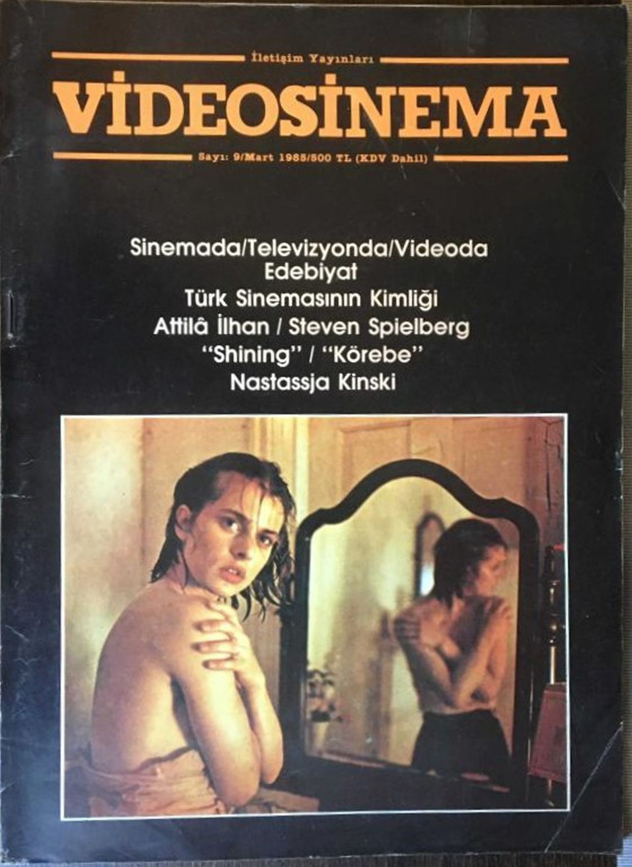 VIDEOSINEMA magazine side cover Issue 9  March 1985