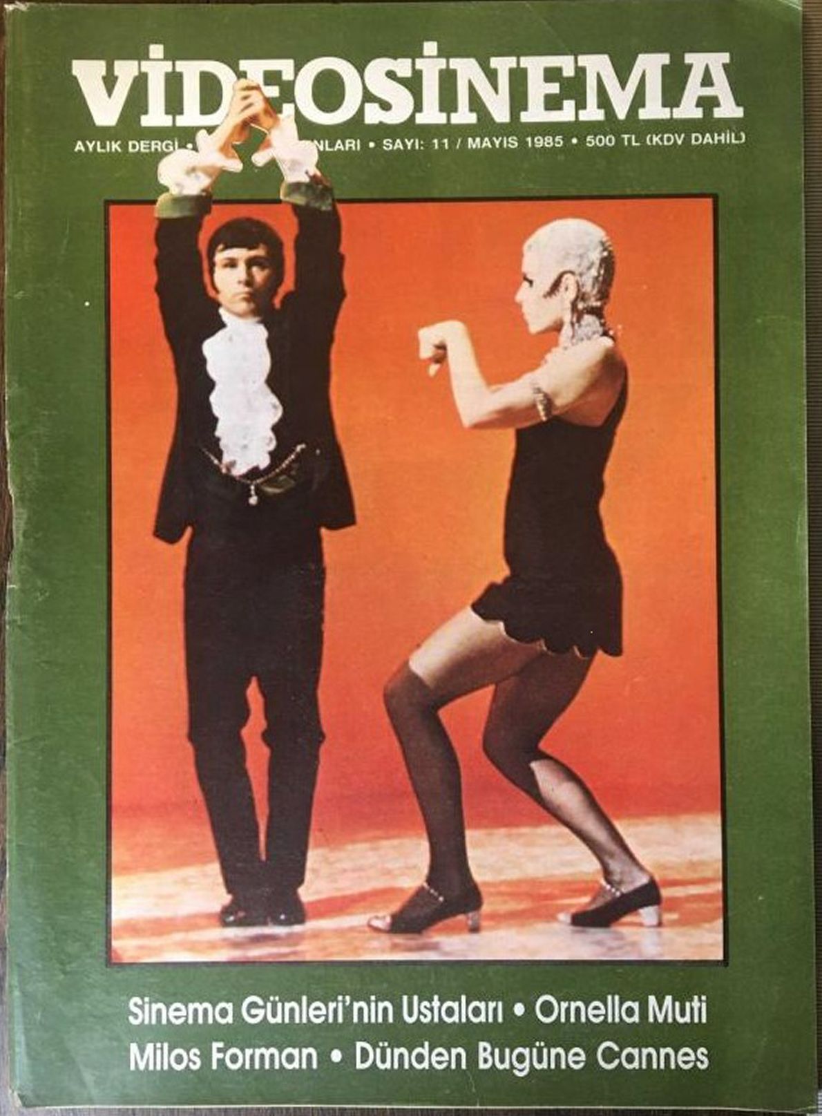 VIDEOSINEMA magazine side cover Issue 11  May 1985