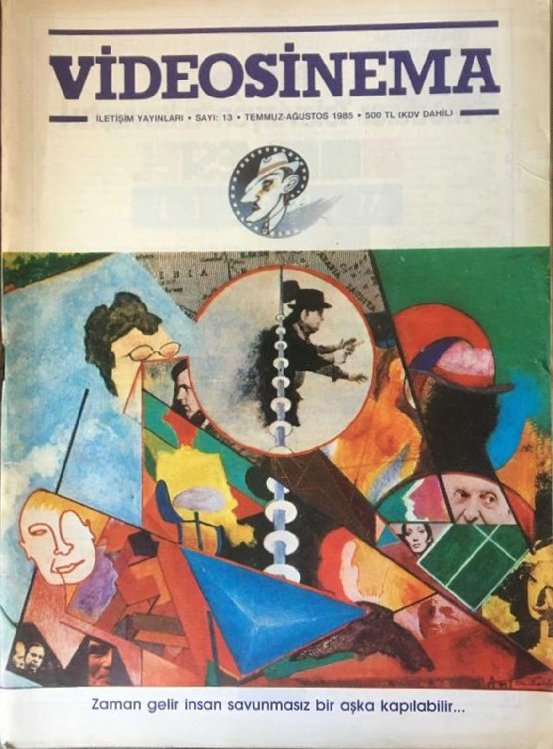 VIDEOSINEMA magazine side cover Issue 13  July/August 1985