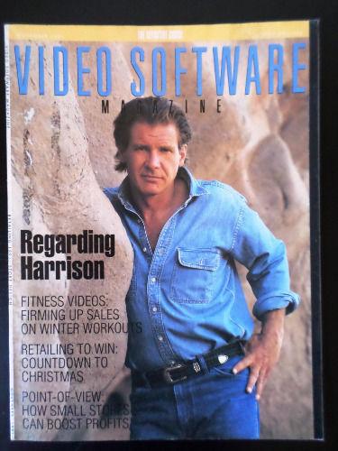 VIDEO SOFTWARE MAGAZINE magazine side cover  November 1991