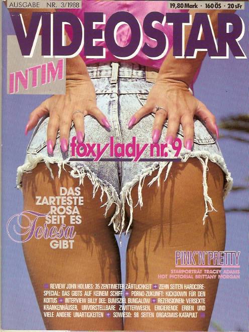 VIDEOSTAR INTIM magazine side cover Issue 3  1988