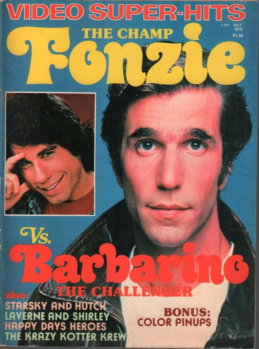 VIDEO SUPER HITS magazine side cover  October 1976