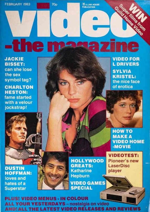 VIDEO-THE MAGAZINE magazine side cover  February 1983