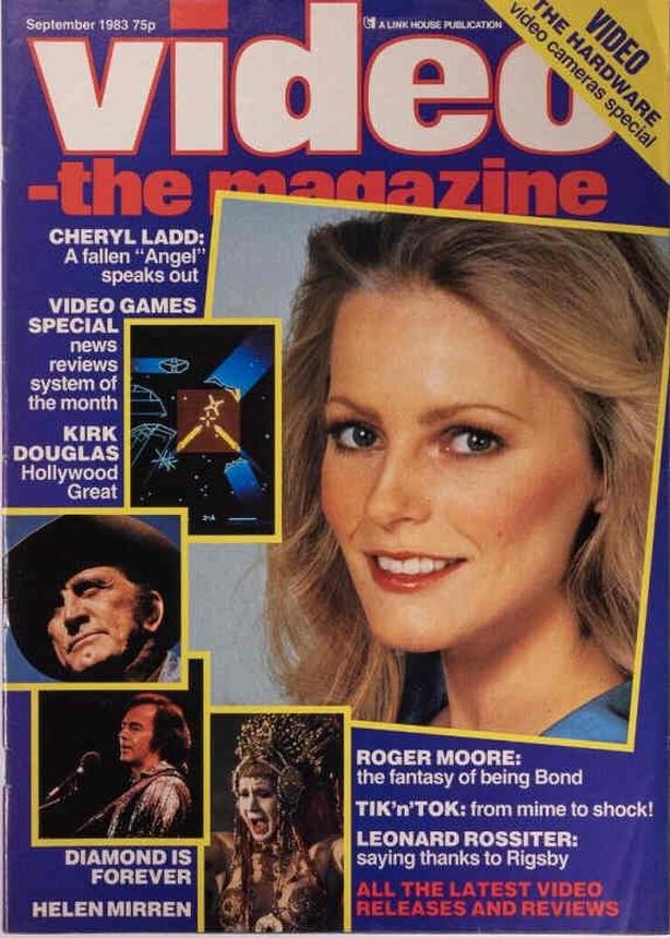 VIDEO-THE MAGAZINE magazine side cover  September 1983
