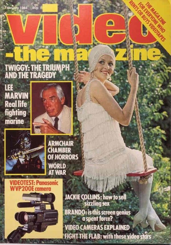 VIDEO-THE MAGAZINE magazine side cover  February 1984