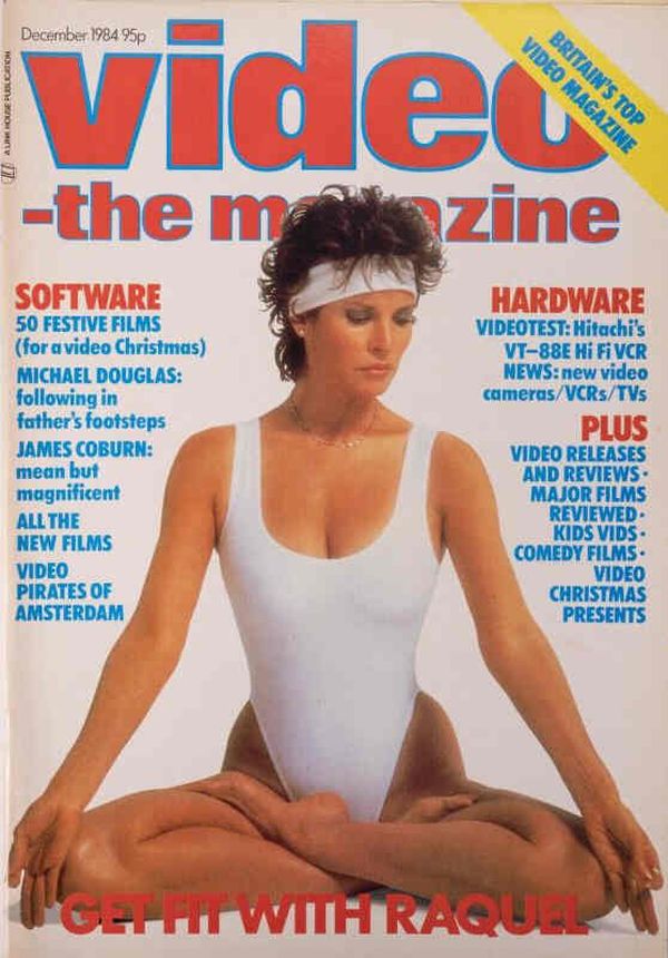 VIDEO-THE MAGAZINE magazine side cover  December 1984