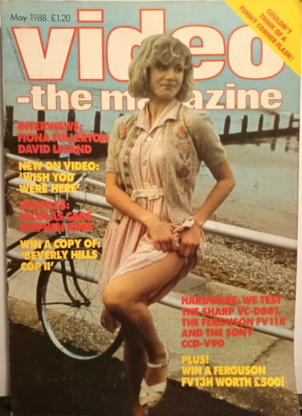 VIDEO-THE MAGAZINE magazine side cover  May 1988