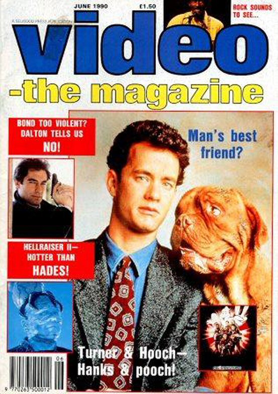 VIDEO-THE MAGAZINE magazine side cover  June 1990