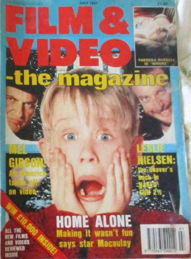 VIDEO-THE MAGAZINE magazine side cover  July 1991