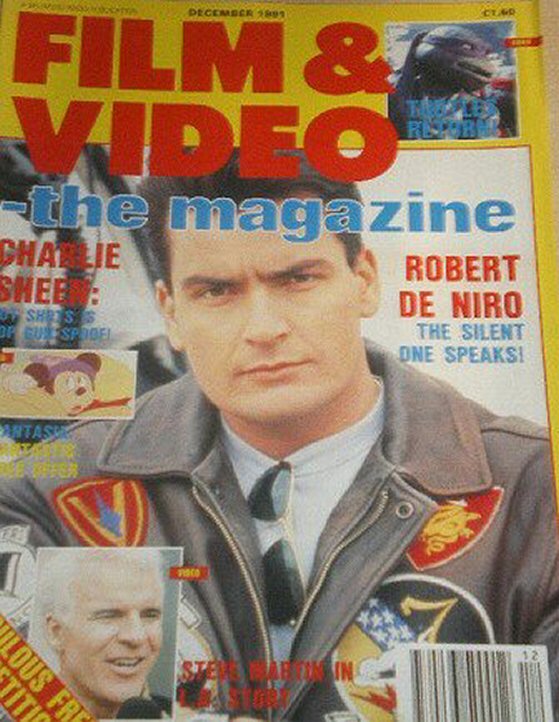 VIDEO-THE MAGAZINE magazine side cover  December 1991
