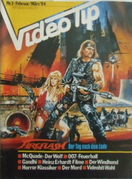 VIDEO TIP magazine side cover Issue 1 February/March 1984