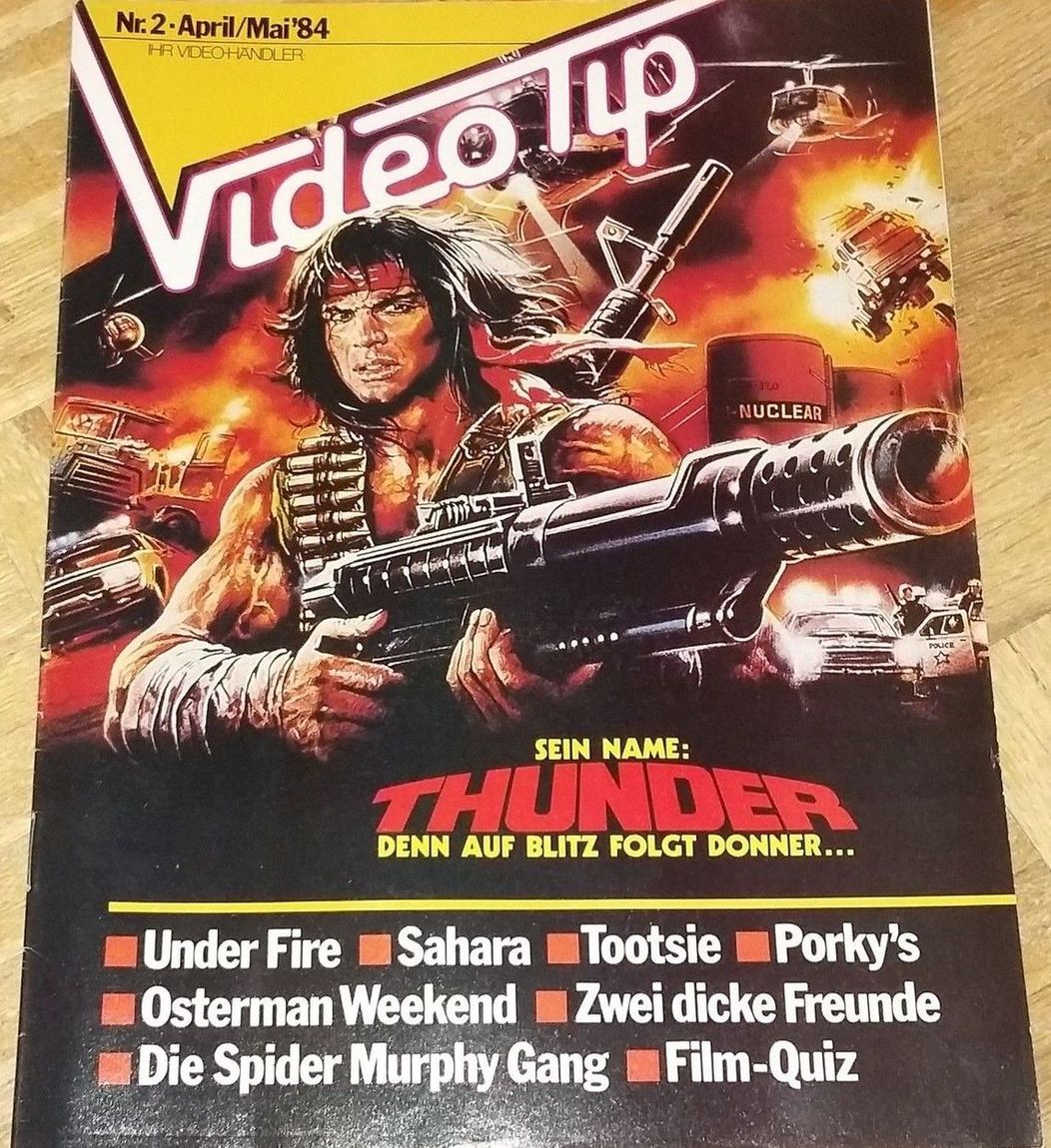 VIDEO TIP magazine side cover April/May 1984