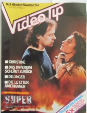 VIDEO TIP magazine side cover Issue 5 October/November 1984