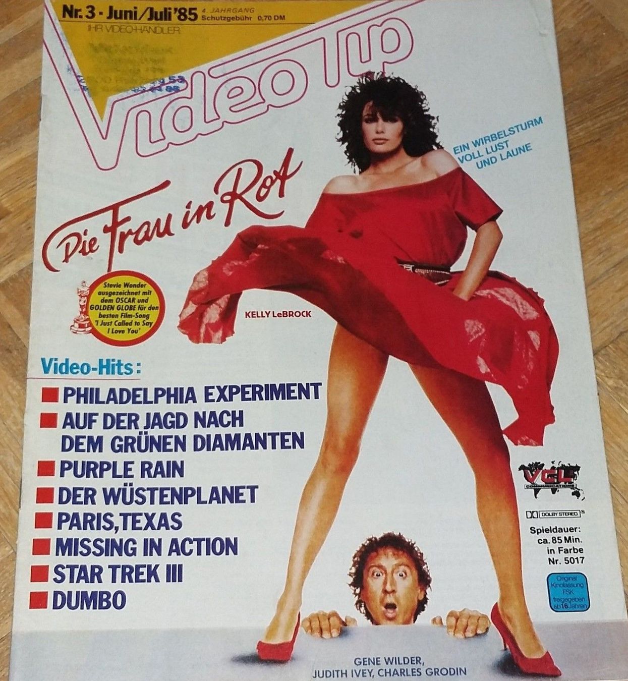 VIDEO TIP magazine side cover June/July 1985