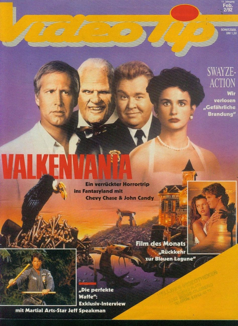 VIDEO TIP magazine side cover February 1992